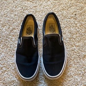 Black vans 8.5